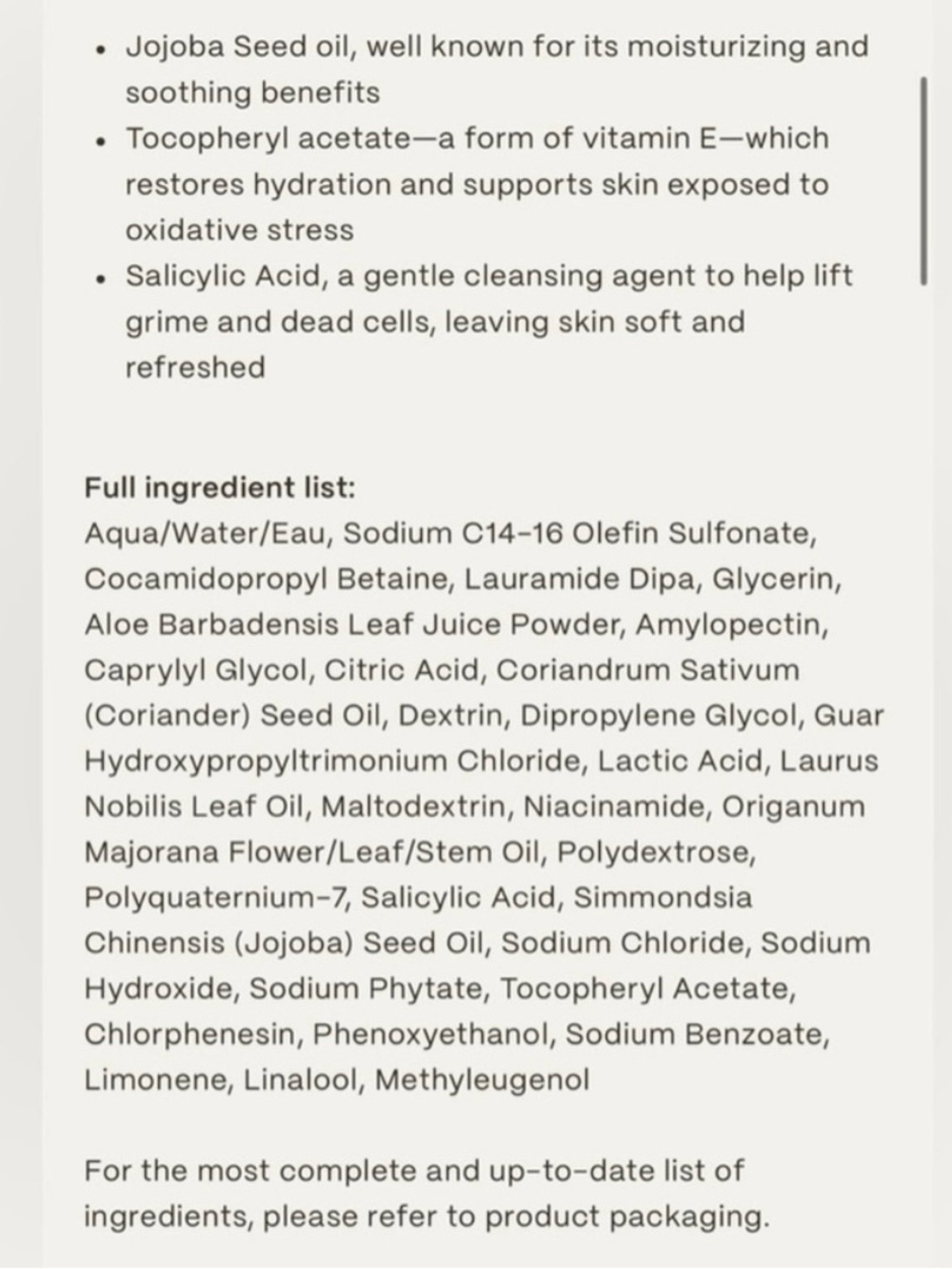TwentyNine Palms Body Wash — Pinyon Poet, 16.9 fl oz - Picture 6 of 12